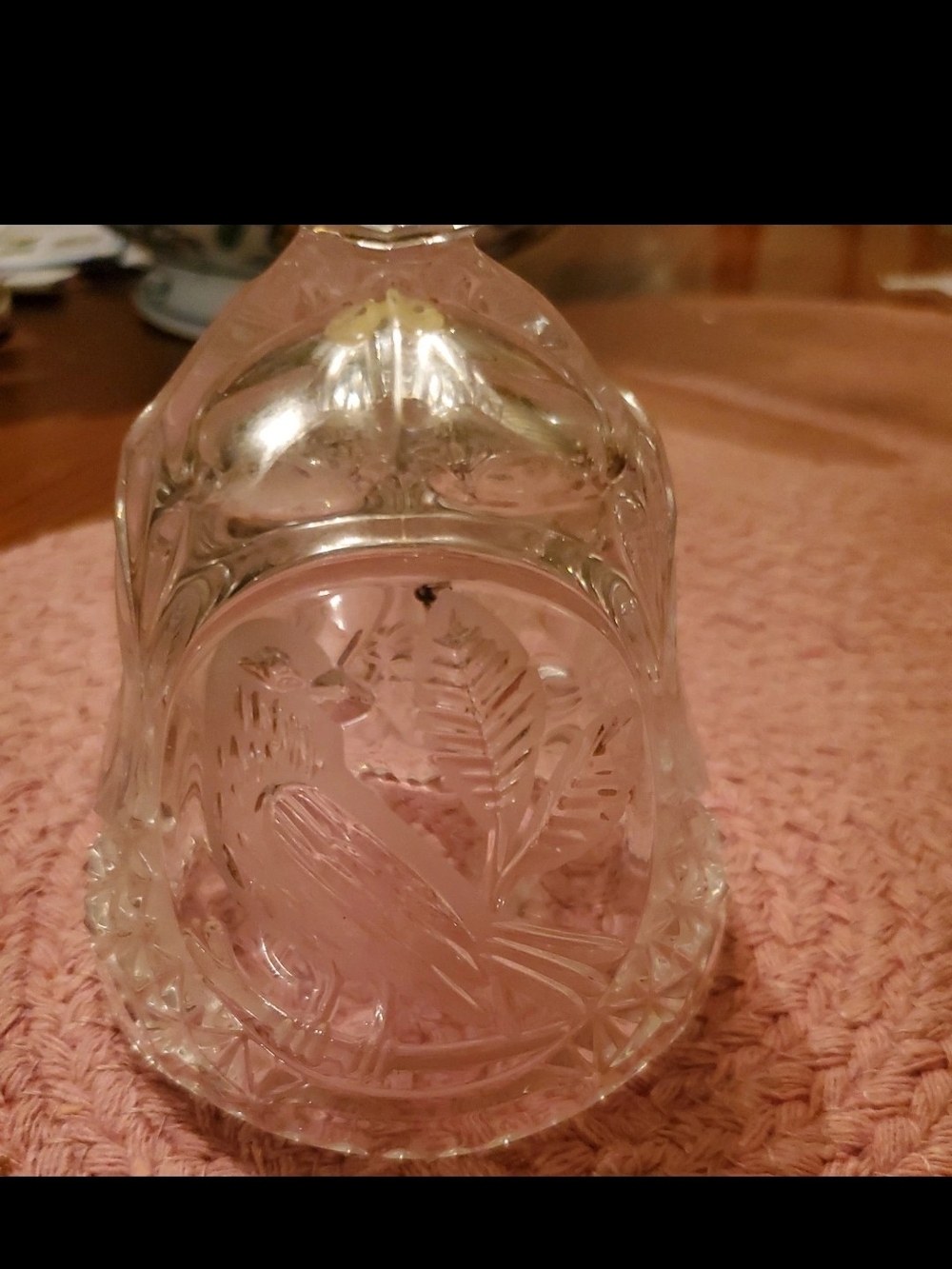 Hofbauer Byrdes Cut Crystal Hand Bell - Bird Collectors
